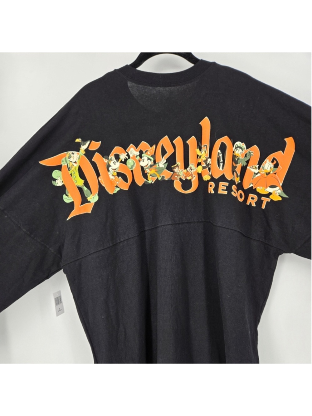 Disneyland Resort 2025 Halloween Spirit Jersey Black Mickey Long Sleeve XL NWT